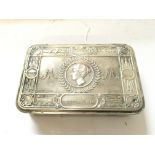 WW1 Silver Plated Princess Mary Christmas Gift Tin