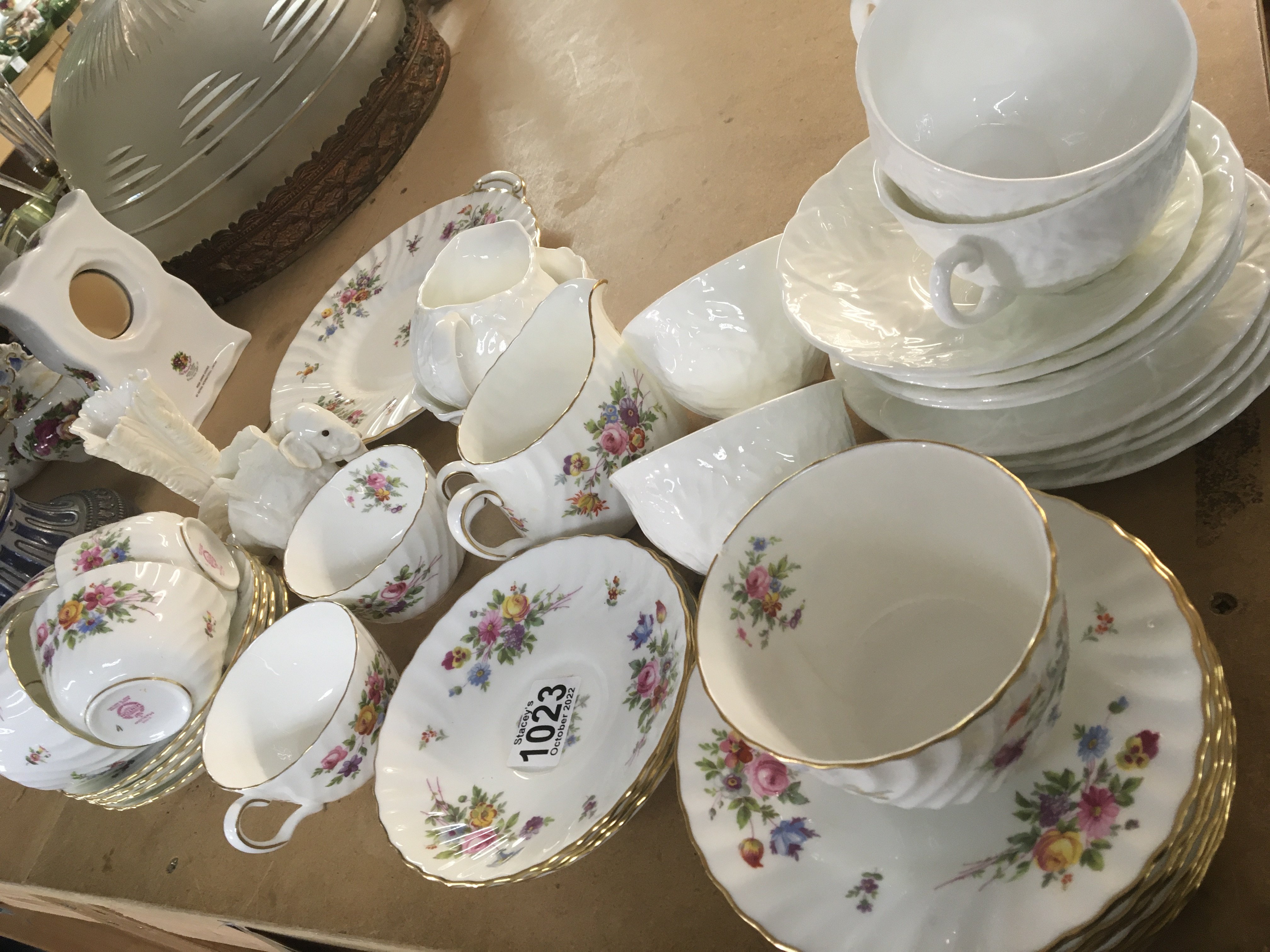 A Minton Porcelain tea set and other ceramics. (a