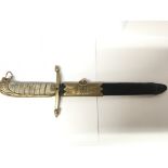 Victorian royal naval midshipmanâ€™s dirk reduced