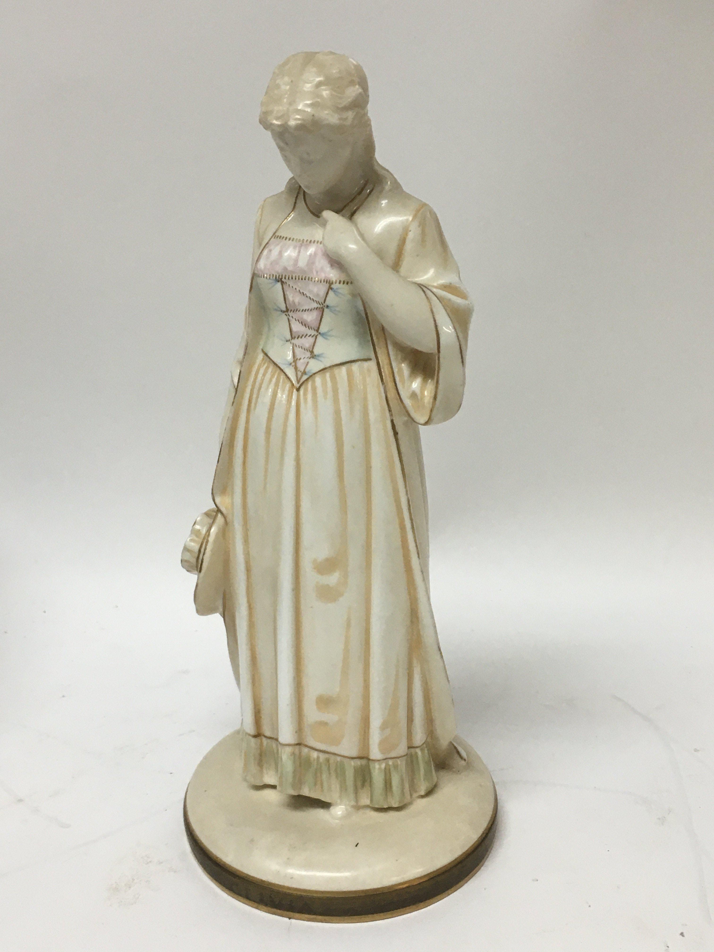 A Rare Wedgwood figure Olivia 22 cm with covering - Image 2 of 6