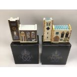 Two boxed Royal Crown Derby paperweights in the fo