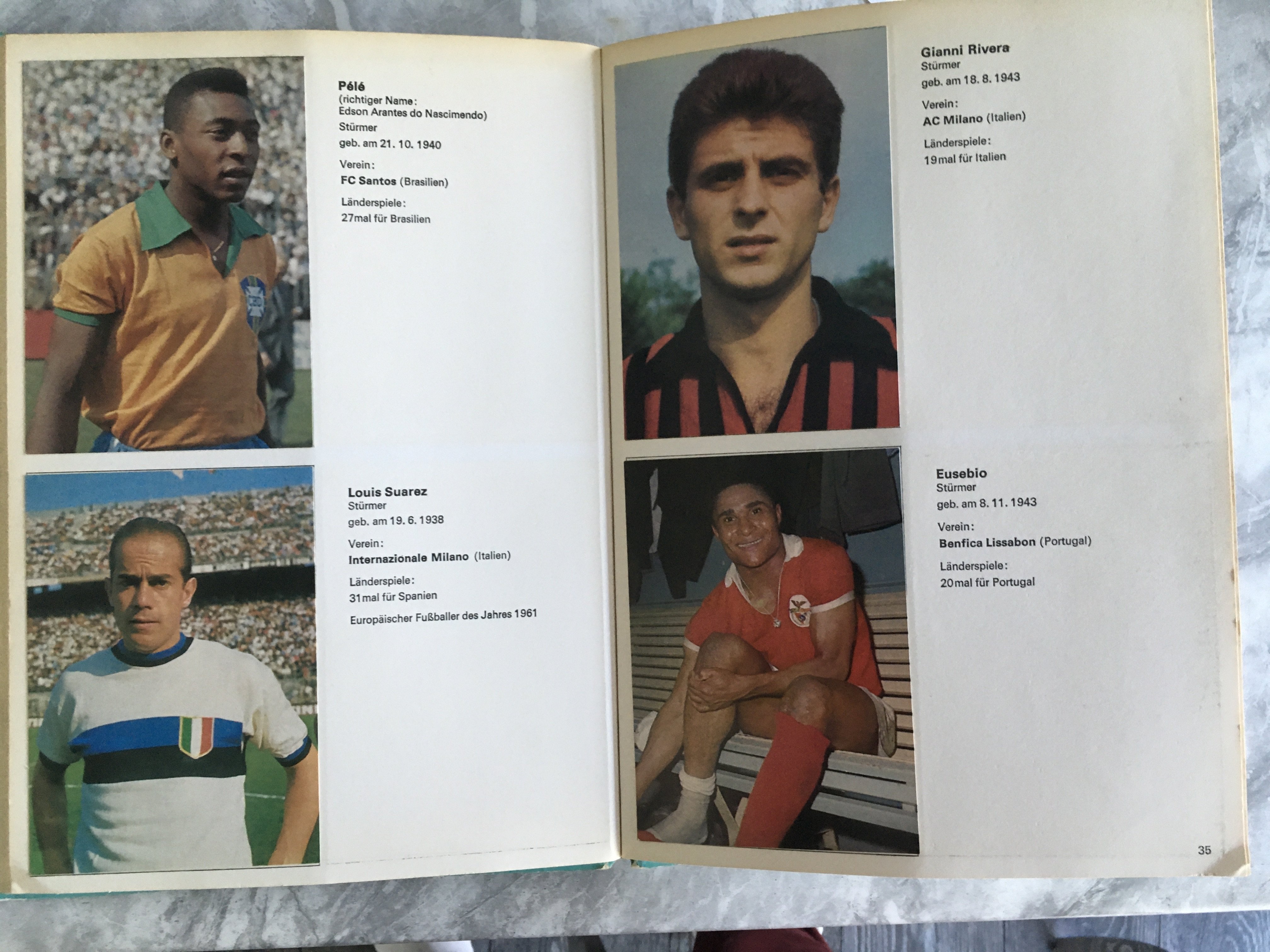 1966 World Cup Complete German Football Card Album Aral Fussball Album