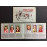 Wills Association Footballers 35/36 Football Cards: Album of cigarette cards complete with 50 cards.