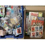 Football Card Collection: Massive quantity of mainly Match Attax and modern Panini cards.