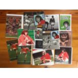 George Best Birthday Card + Coaster Collection: All different featuring George Best. (14) C/W a