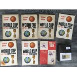1966 World Cup Football Scrapbooks: Seven official scrapbooks with two empty and one not relating to