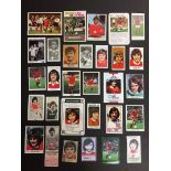 George Best Football Trade Cards: Stickers and cigarette cards from various makers. (30)