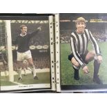 Large Colour Signed Football Magazine Pictures: Mainly 60s and 70s and all full page with clear biro