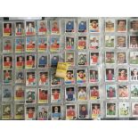A+BC Football Cards: Mainly good from various sets including Red and Green backs plus a few Football
