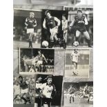 Arsenal Football Press Photos: Various sized black and white photos all with press stamps and