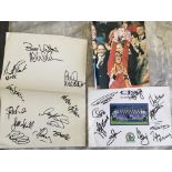 Signed Football Photo Collection: Includes undedicated Dalglish, James, Dixon, Barmby, Wilkins,