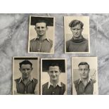 Arsenal Late 30s Football Press Photos: All the same style with Northcliffe press stamps to rear