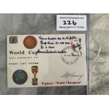 1966 Football World Cup Signed Alf Ramsey FDC: Attractive first day cover with winners stamp hand