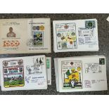 Football First Day Cover Collection: European matches, cup finals, local derbies and a wide