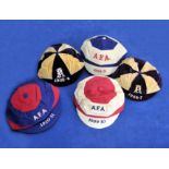 England Trial Pre 1st World War Football Caps: Issued to one of the best amateur players of the