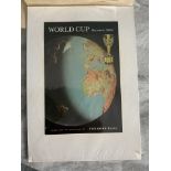 1966 Football World Cup Vernons Pools Advert: The Words World Cup Souvenir 1966 above the world