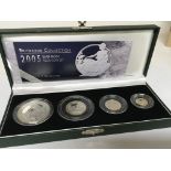 A cased silver 2005 Britannia collection four coin