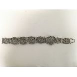 Silver plated Cherub belt