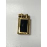 Gold plated Dunhill lighter. Serial number 396188