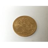 A Queen Elizabeth II 1965 full sovereign.