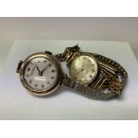 2 9ct gold ladies Rotary watches.