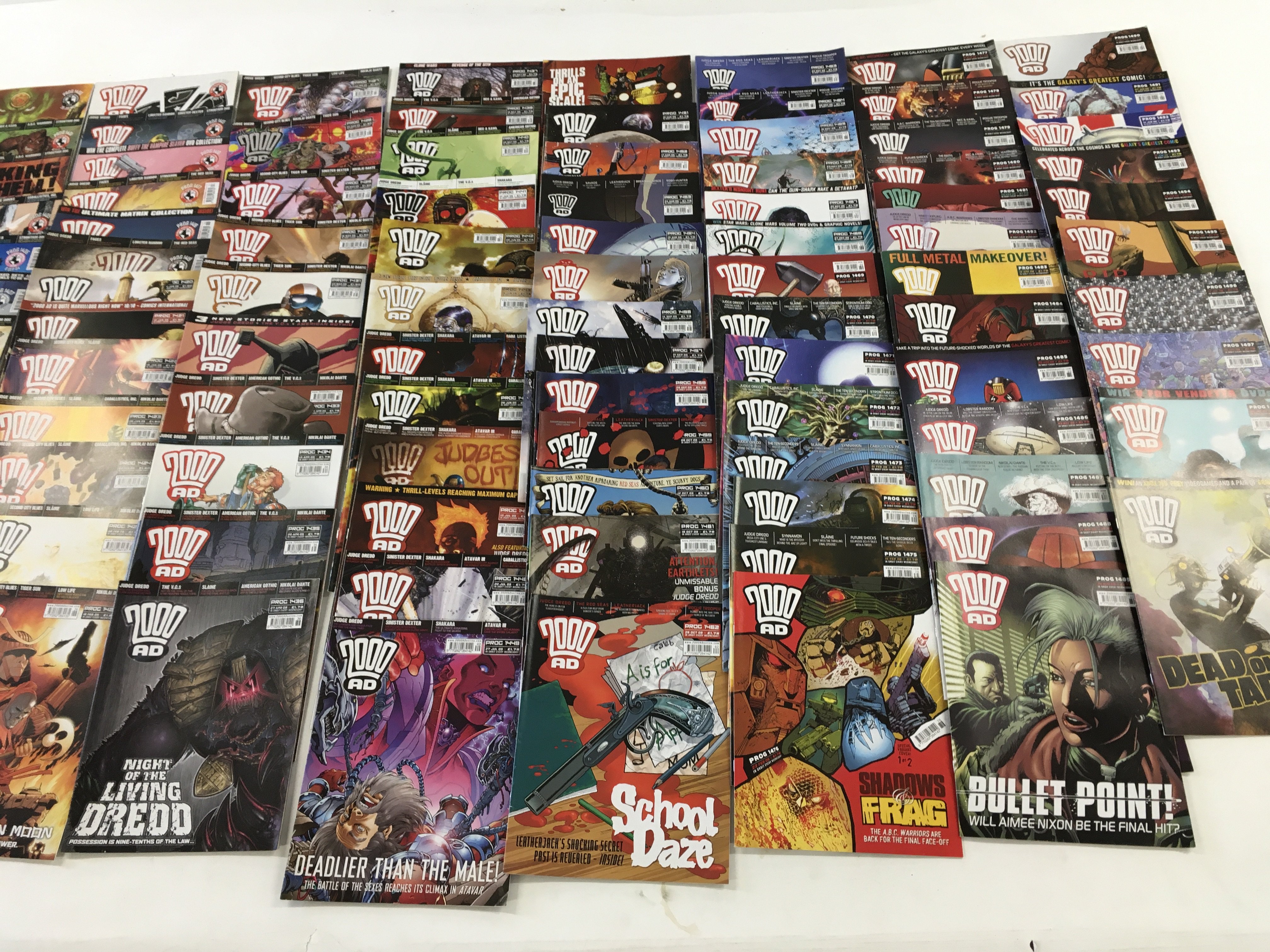 A collection of 2000 AD comics including special Christmas edition together with a collection of - Image 3 of 8