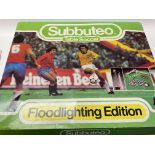 A boxed Floodlighting edition subbuteo table socce