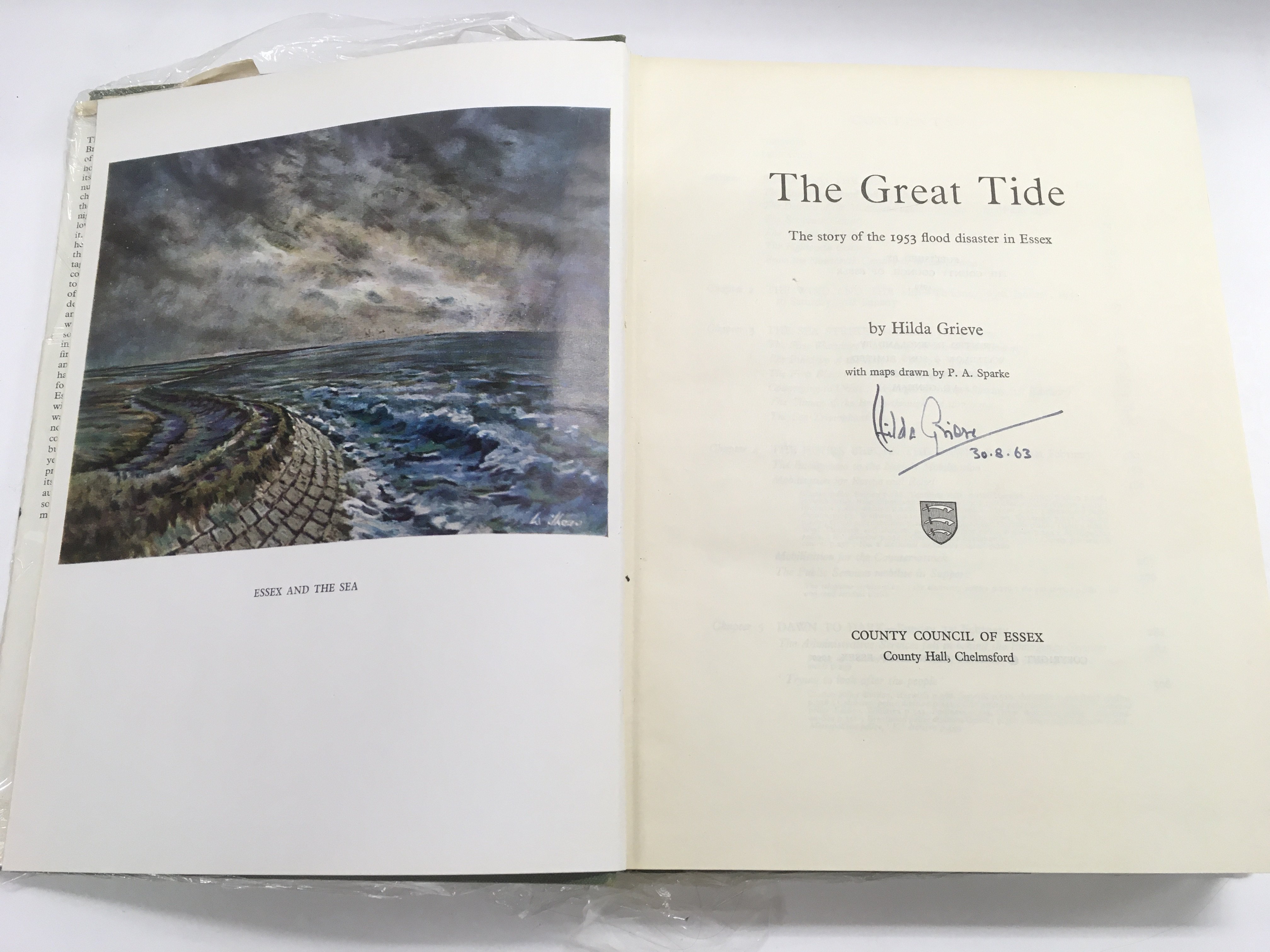 A signed edition of The Great Tide by Hilda Grieve - Image 2 of 2