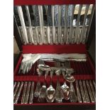 A Sheldon Sheffield canteen of cutlery