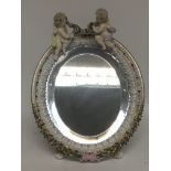 German Porcelain mirror