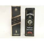 Jack Daniels Whiskey bottle & Black Label Old Scot