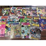 A collection of various Captain Atom and Power of the Atom comics Captain Atom number 1 through to