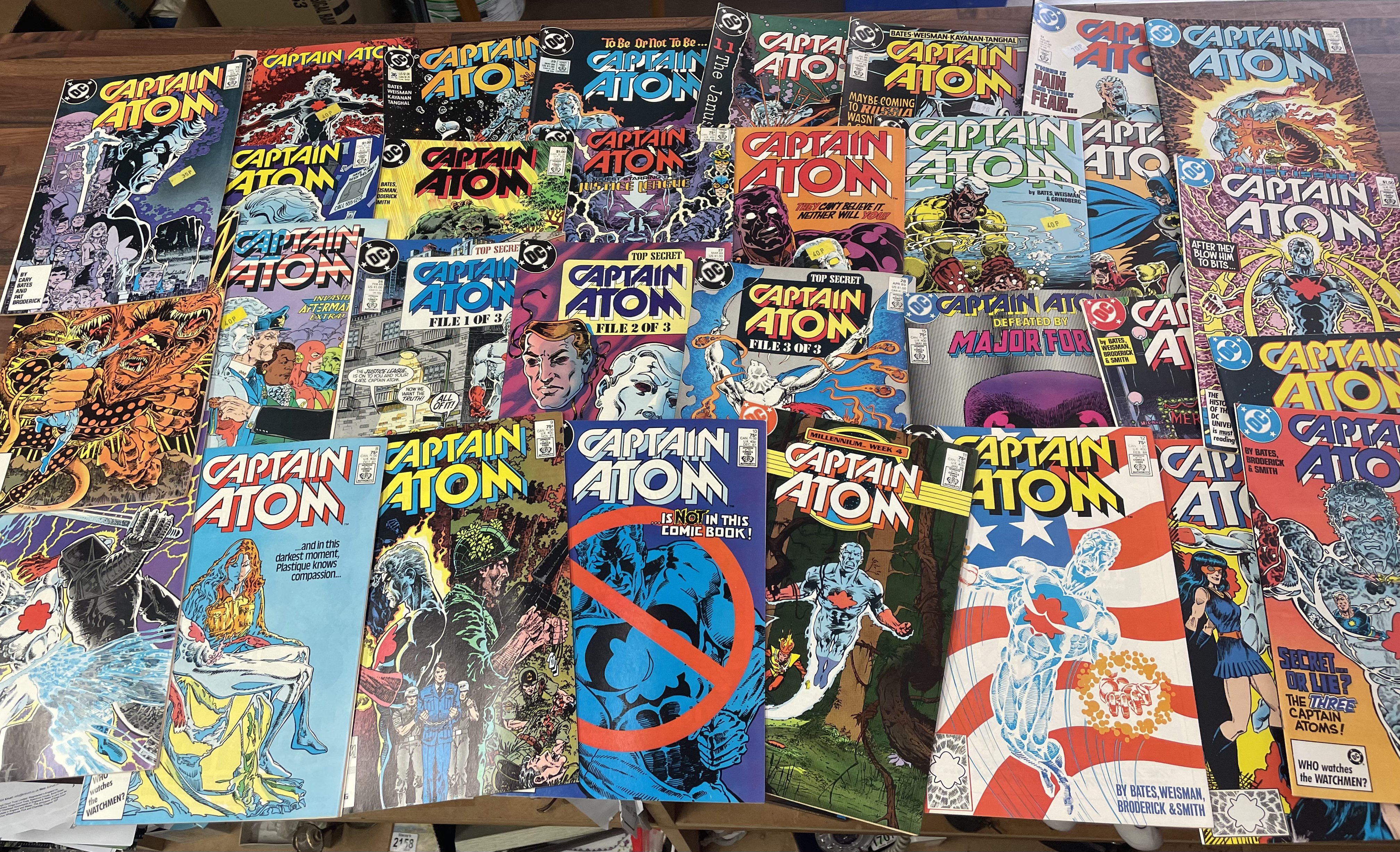 A collection of various Captain Atom and Power of the Atom comics Captain Atom number 1 through to - Image 2 of 2