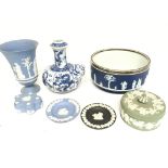 A Collection of Wedgwood and a Chinese Vase.(7)