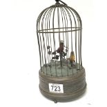 A singing bird automata clock work movement with t