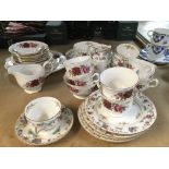 Royal Kent & Royal Worcester China cups and plates