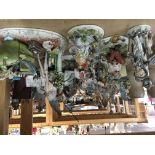 A collection of seven Capodimonte Figures Of traditional design, slight damage to all