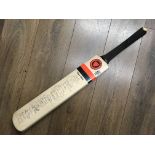 A signed England / New Zealand cricket bat