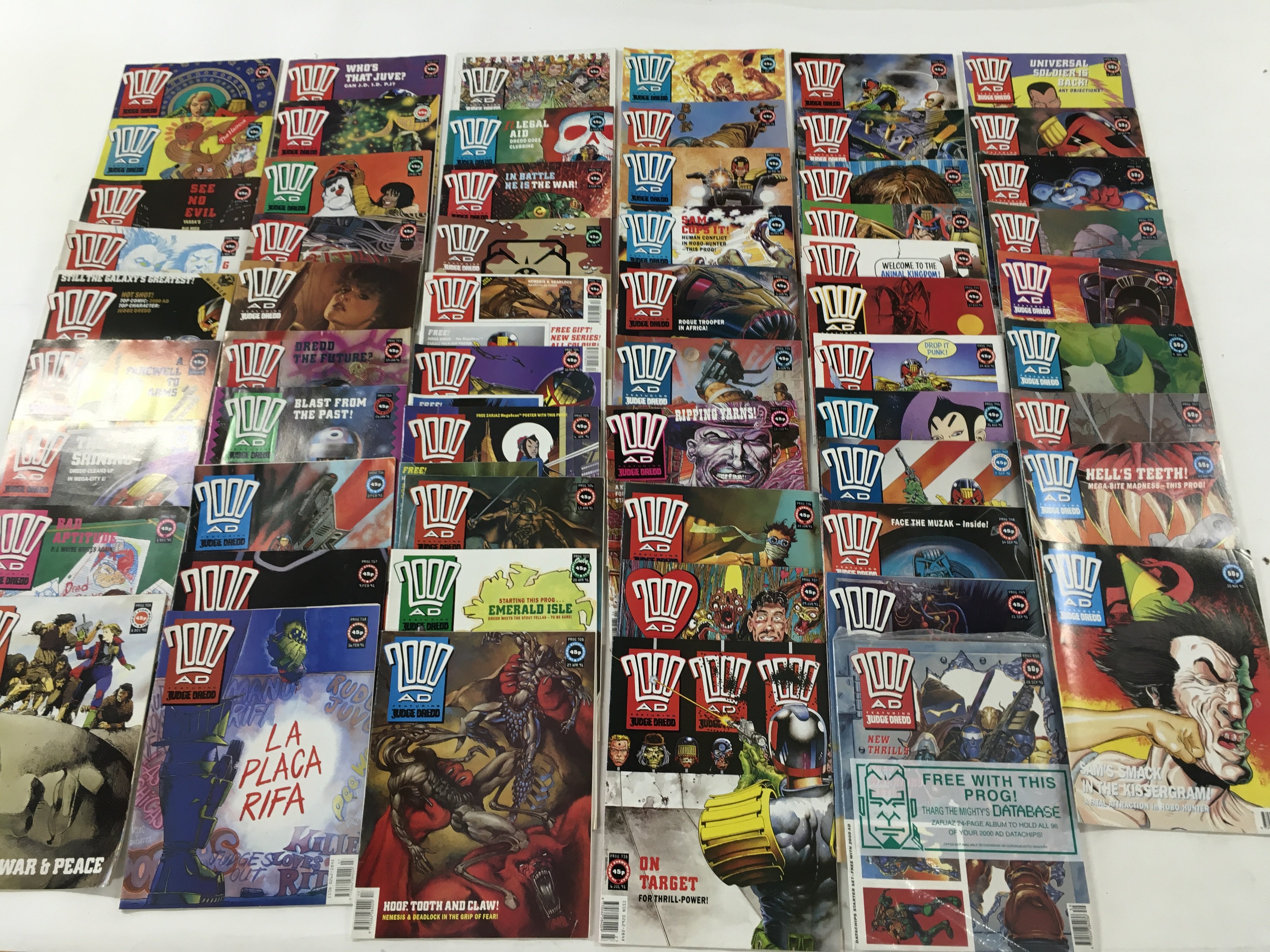 A collection of 2000 AD comics including special Christmas edition together with a collection of - Image 8 of 8