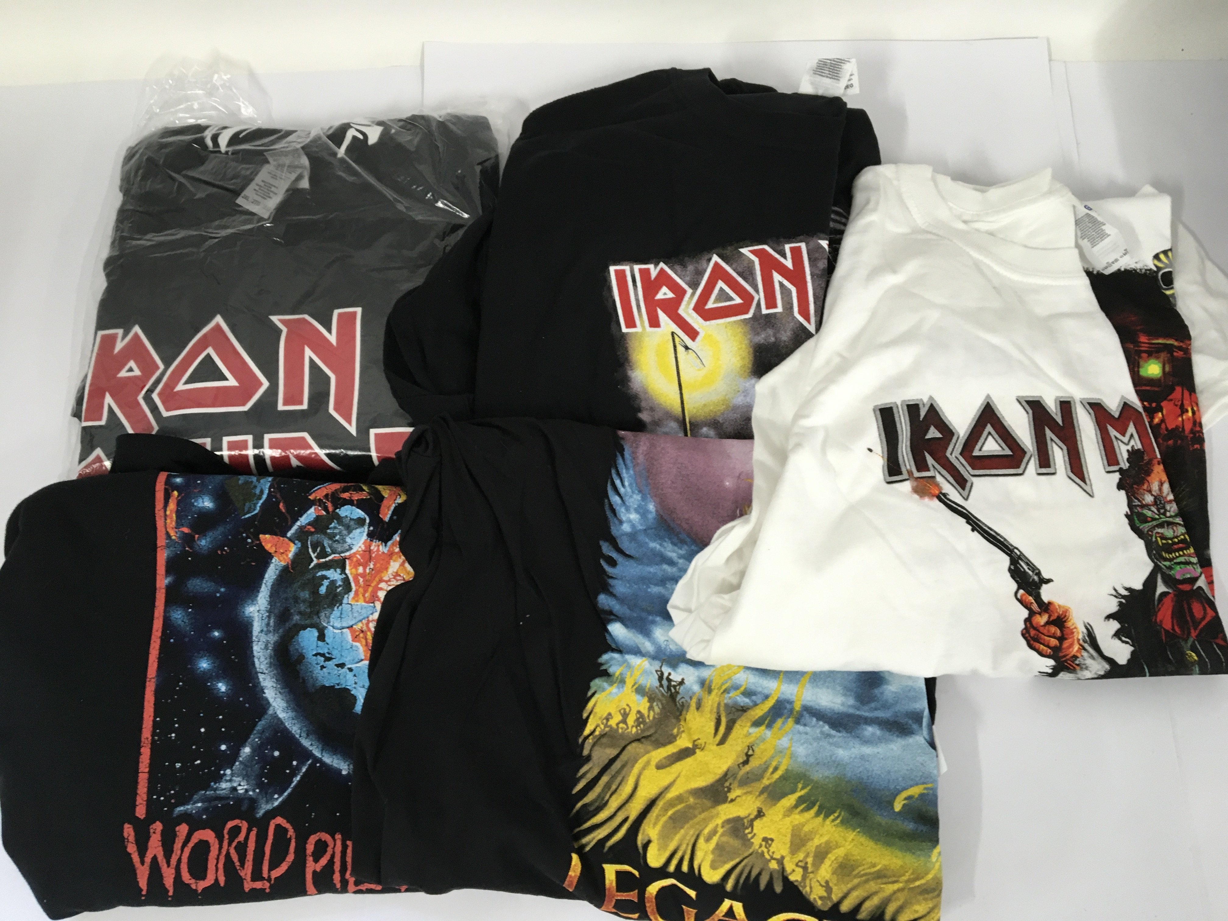 A box of Iron Maiden t shirts, XL sizes. - Image 2 of 2