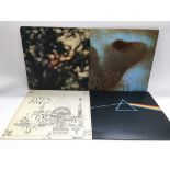 Four early UK pressings of Pink Floyd LPs comprisi