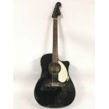 A Fender Sonoran SCE BK electro acoustic guitar. C