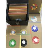 A record case of over 50 collectable soul, funk an