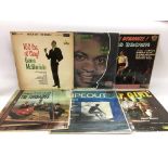 Six 1960s LPs by various artists including Booker