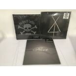 Three sealed hardcore/metal CD/LP box sets compris