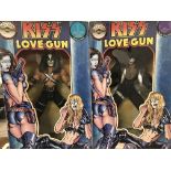 4 X Kiss Love Gun 24â€ Dolls boxed. The fall Band