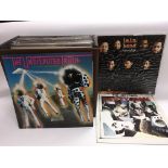 A record case of LPs and 12inch singles by various