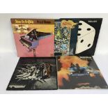 Five collectable rock LPs by various artists inclu