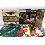 A collection in two bags of 21 jazz LPs by various