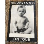 An original tour poster for The Only Ones with sup